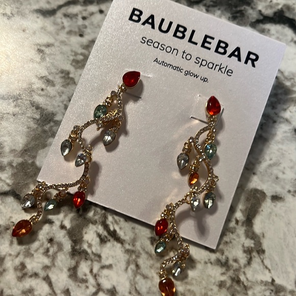 BaubleBar Other - BaubleBar Christmas Lights Dangle Earrings